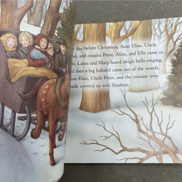 MY FIRST LITTLE HOUSE Books Lot 3 Winter Days Christmas Dance At Grandpa’s Pb HC - Picture 6 of 16